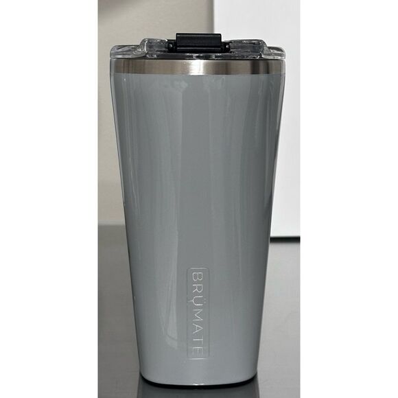 BruMate Imperial Pint 20oz Travel Tumbler, CONCRETE GRAY - Picture 3 of 5